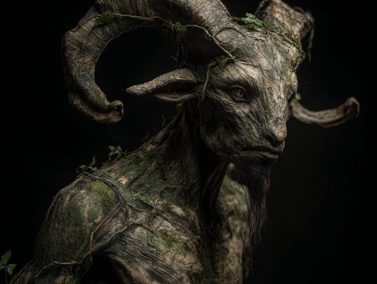Horned creature concept — the wood